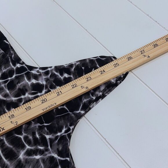 Issa de' Mar Women's Large Makena Surf Suit Aqua Noir Strappy Side Paneling Swim - Picture 11 of 11